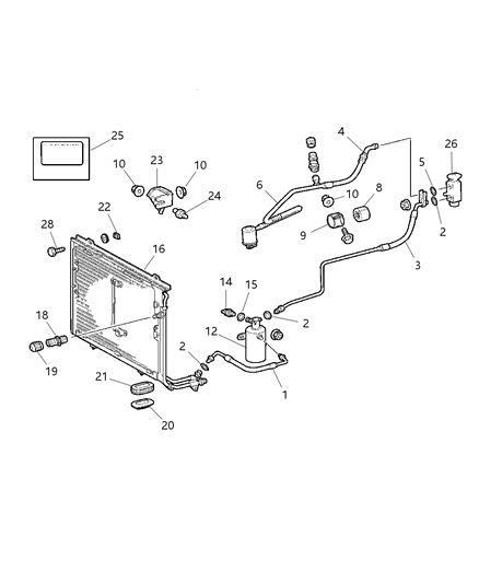 Cap A/C Charge Valve