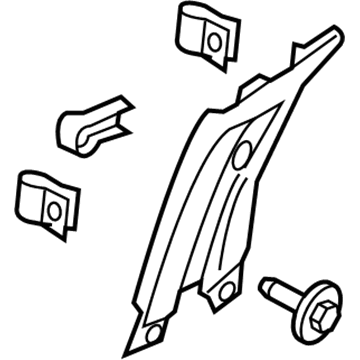 Trim - "B" Pillar