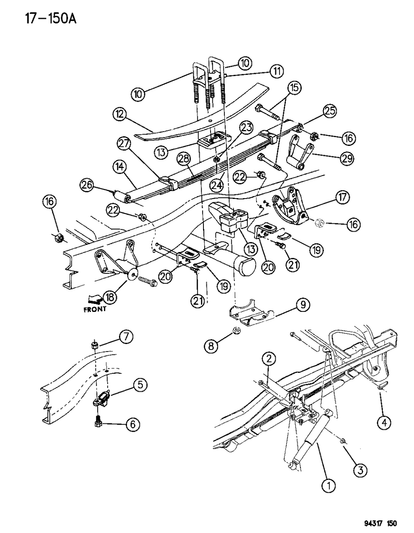 Bolt, Spring Mounting