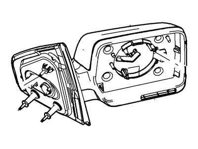 Mirror Assy - Rear View Outer