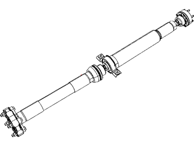 New 2011 Fits Chrysler Grand Cherokee Rear Drive Shaft - Part # 52123512AD