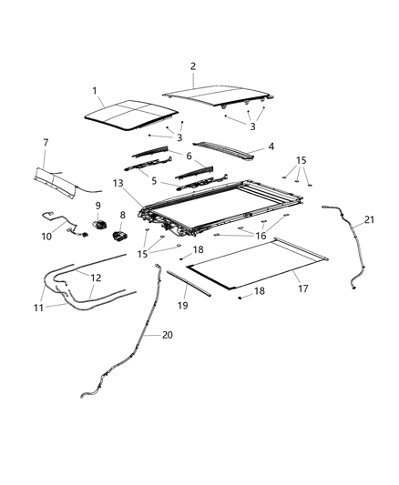 Dual Lock Sunroof Frame