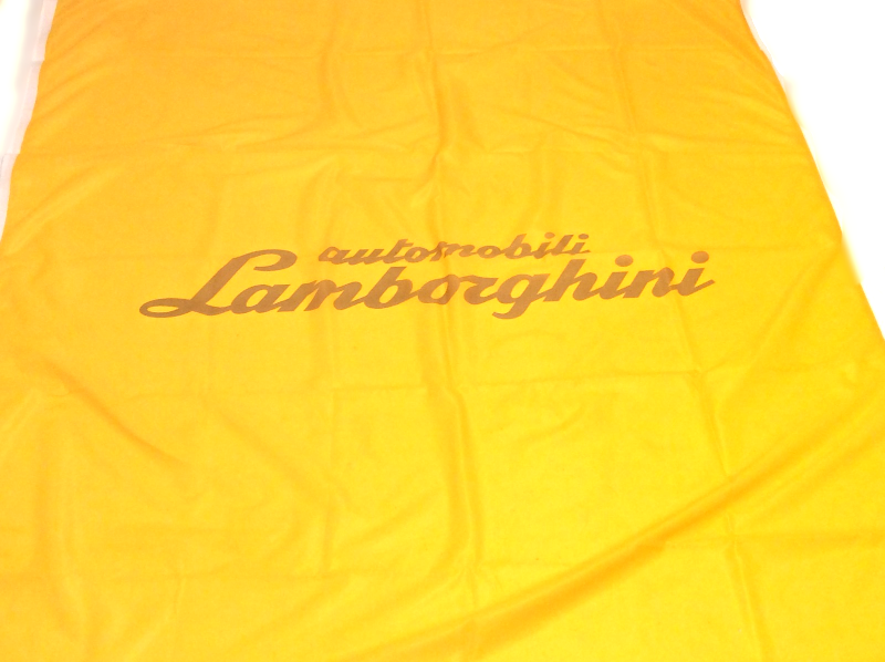 New OEM 1963-2025 Lamborghini Yellow Flag Full Size Version, Part # 990200503