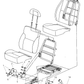 Towel Bar Seat Adjuster Handle