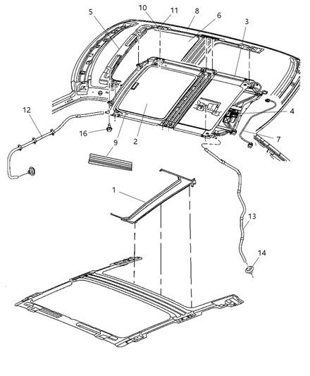 Tube Sunroof Drain