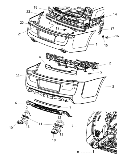 Panel Rear Fascia Valance