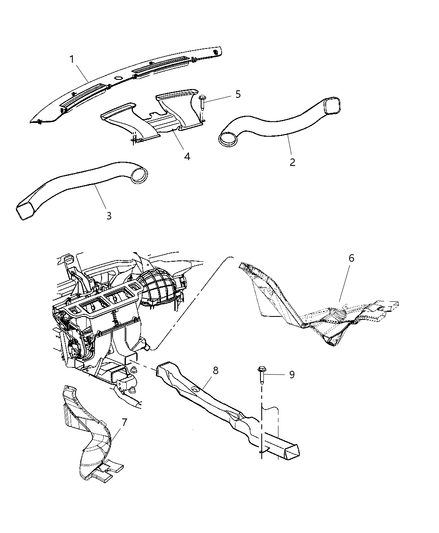 Duct Instrument Panel