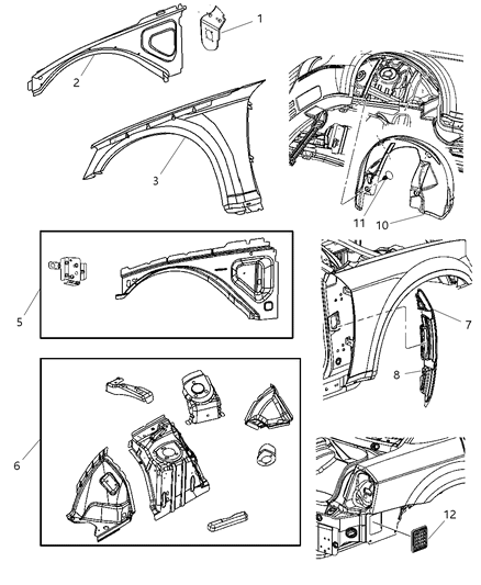 Bracket Fender Dog Leg