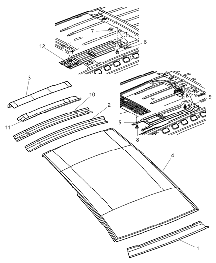 Header Roof Rear