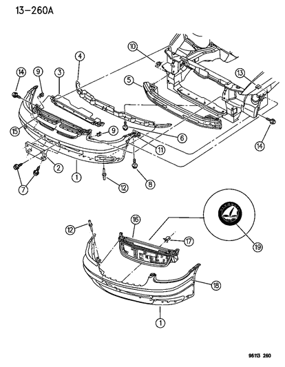 Fascia, Front