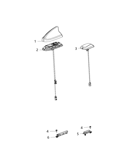 Antenna Cable & Base Assy