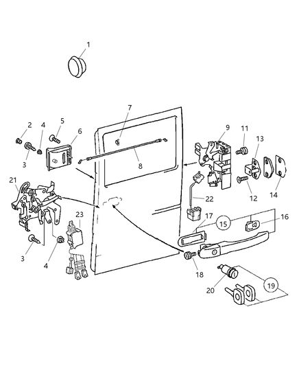 Latch Cargo Door