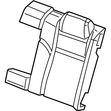 Cover Rear Seat Back Left