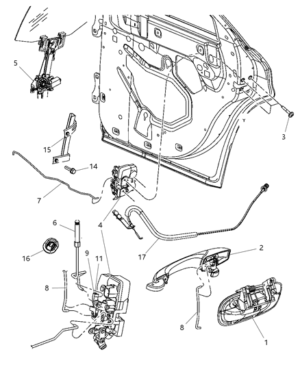 Latch Rear Door