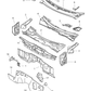 Gusset ,Hood Hinge Mounting, Right