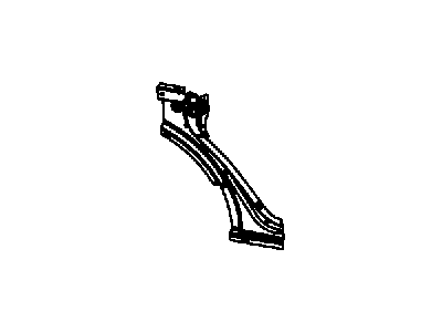 New 2009-2013 Fits Chrysler Wrangler Reinfmnt-Wheelhouse To Sill - Part # 55395997AD