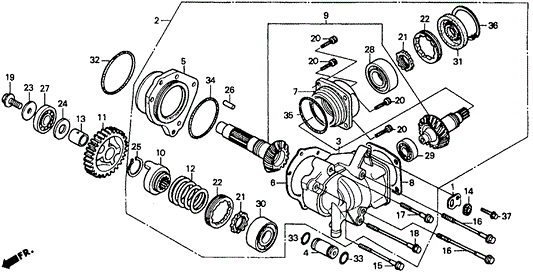 Case, Side Gear