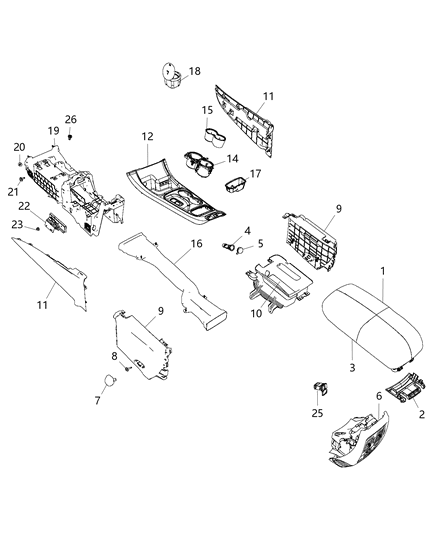 Armrest Console