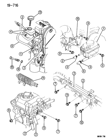 Cooler Assembly, Power Steering