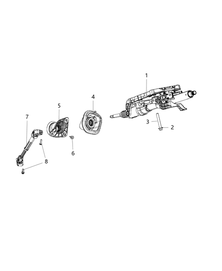 Shaft Steering Column Intermediate