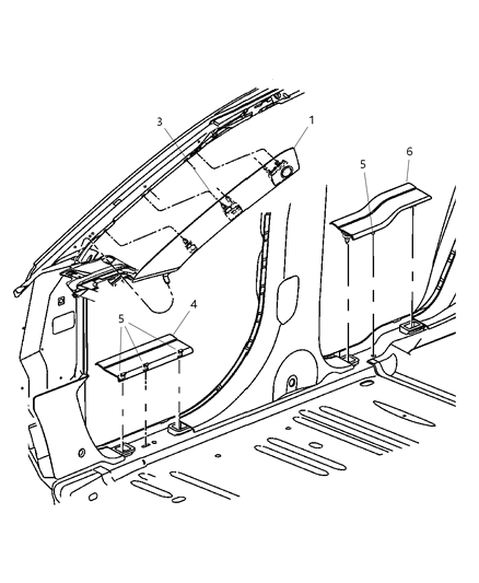 New 2006 Fits Chrysler Pacifica Panel-Scuff - Part # YY891L2AC