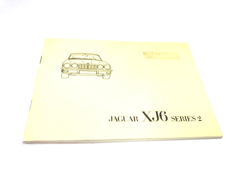 New OEM 1976 Jaguar XJ6 Series 2 Owners Manual