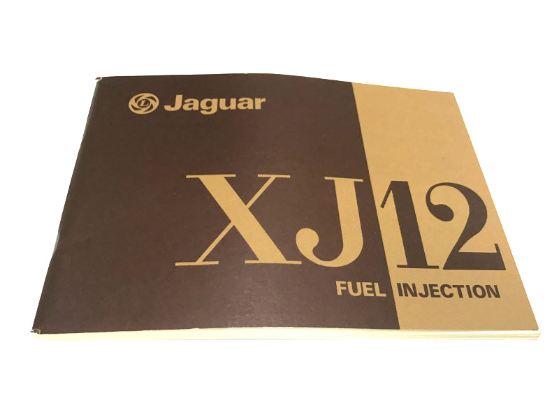 New OEM 1976 Jaguar XJ12 Fuel Injection Owners Manual