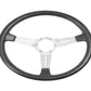 New OEM Factory Original Ferrari 208 - 308 Black Leather Steering Wheel