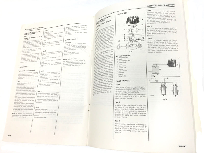 OEM Jaguar XJ-S H.E. Workshop Manual Supplement: AKM3455