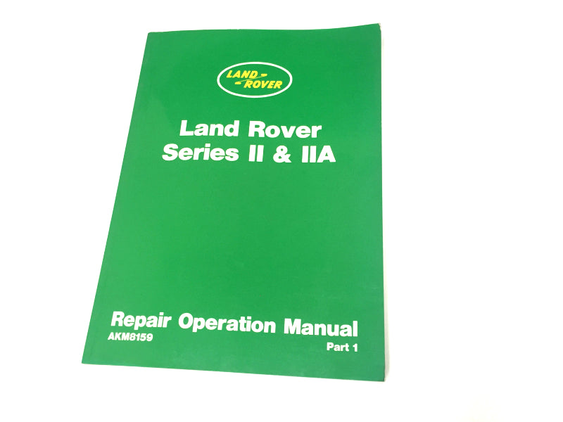 New OEM 59-71 Land Rover Series II & IIA Workshop Repair Manual Vol 1 & Vol 2