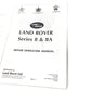 New OEM 59-71 Land Rover Series II & IIA Workshop Repair Manual Vol 1 & Vol 2