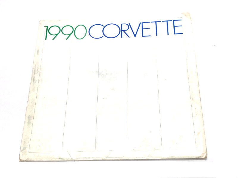OEM 1990 Chevrolet Corvette Sales Brochure Kit, Coupe, Convertible