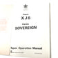 New OEM 1974-1979 Jaguar XJ6 Daimler Sovereign (Series 2) Repair Operation Manual