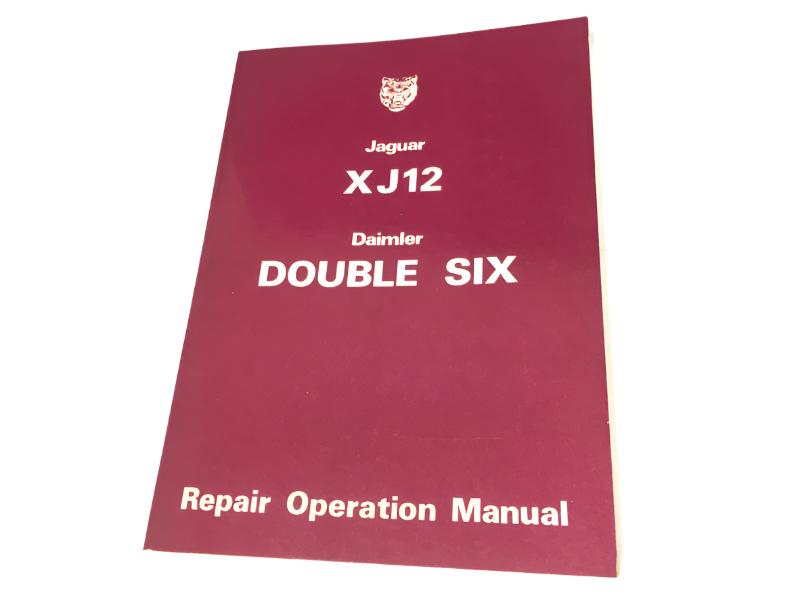 New Jaguar XJ12 Double Six Workshop Repair Manual - E1904