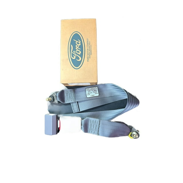 New OEM 1994-1996 Ford Escort Rear Seat Belt & Buckle Asm, Part # F4CZ-58611B66-C