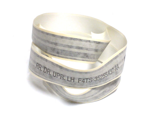 New OEM 1994 Ford Truck Rear Driver's Left Upper Door Tourmaline & Silver Decal Stripe, Part # F4TZ-35255A37-AE