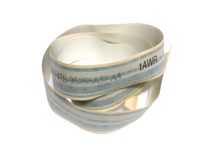 New OEM 1994 Ford Truck Rear Driver's Left Upper Door Calypso & White Decal Stripe, Part # F4TZ-35255A37-AJ