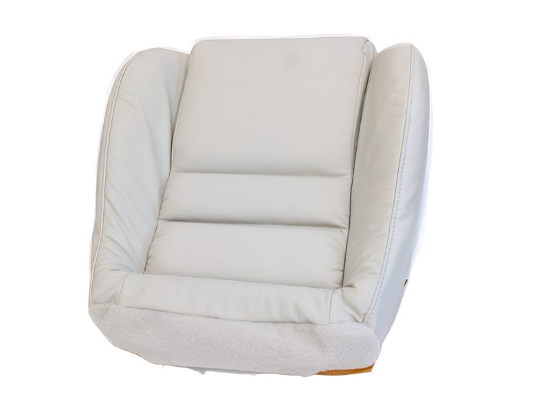 New OEM 1994-1995 Ford Mustang Front Seat Cushion Bottom Leather White, Part # F4ZZ-6360052-CD0