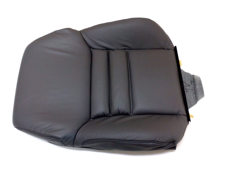 New OEM 1994-1995 Ford Mustang Front Seat Back Gray Leather Cover, Part # F4ZZ-6360136-CCC