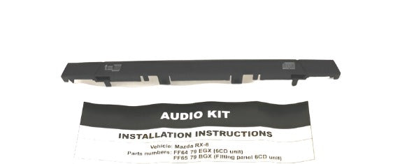 New OEM 2009-2011 Mazda RX-8 In-Dash 6-Disc CD Changer, Trim Panel FF65-79-BGX