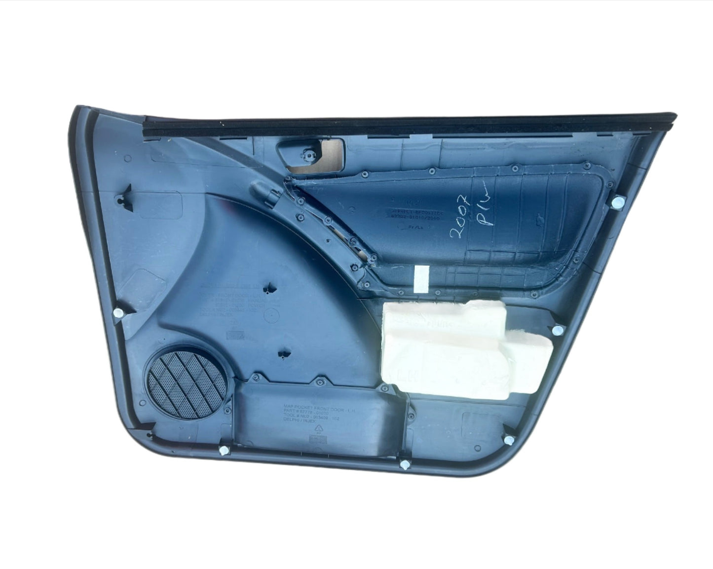 New OEM 2008 Pontiac Vibe Driver Front Left Door Inner Trim Panel Gray, Part # 88974884