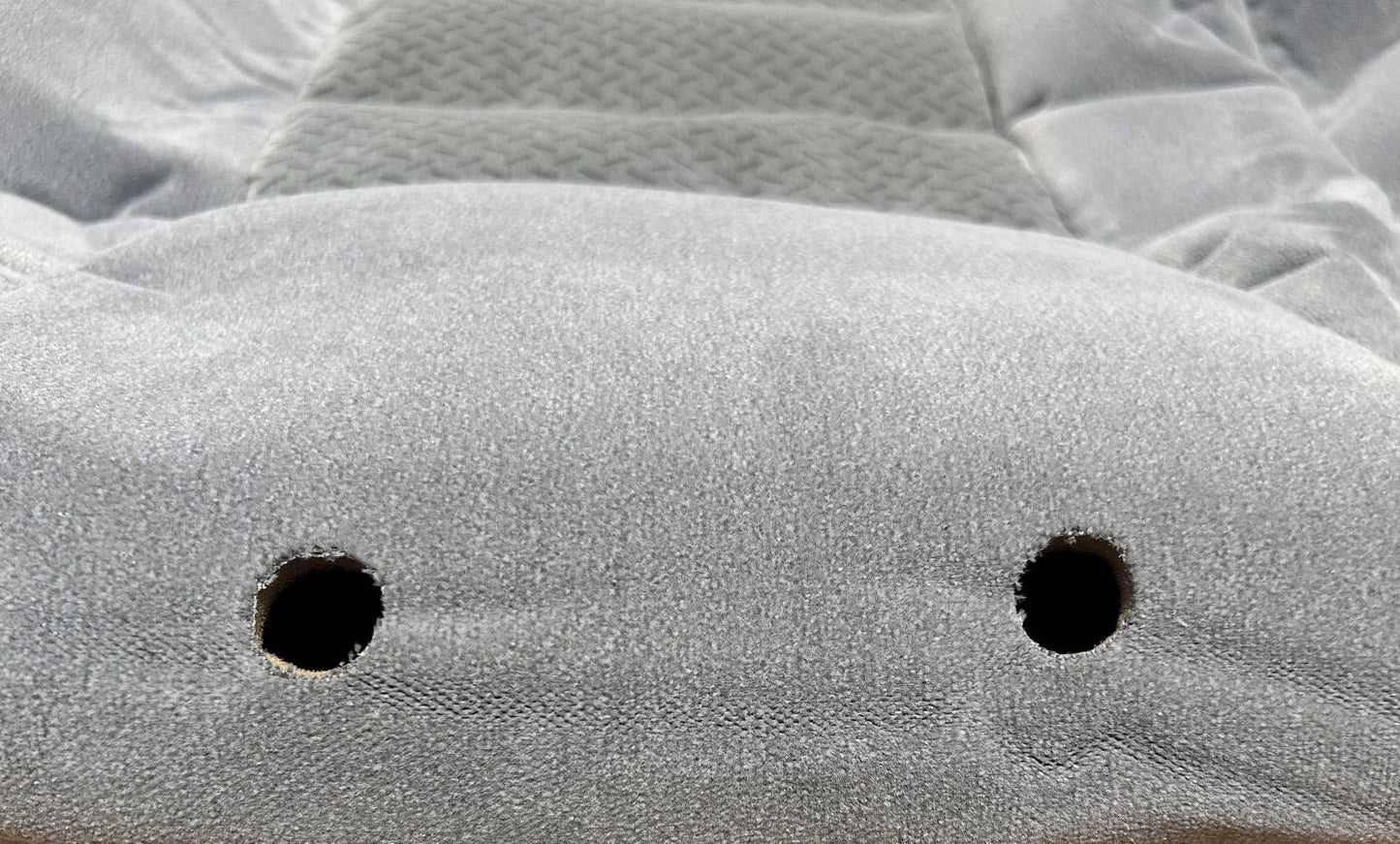 New OEM 2005-2007 Saturn Ion Cover Driver Seat Back Cushion Pewter, Part # 15872407