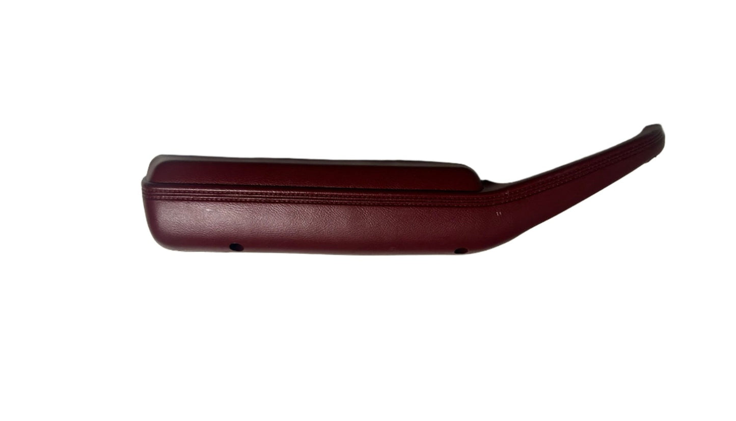 New OEM 1978-1981 Pontiac Firebird Driver's Left Door Panel Armrest Carmine Red, Part # 20076001