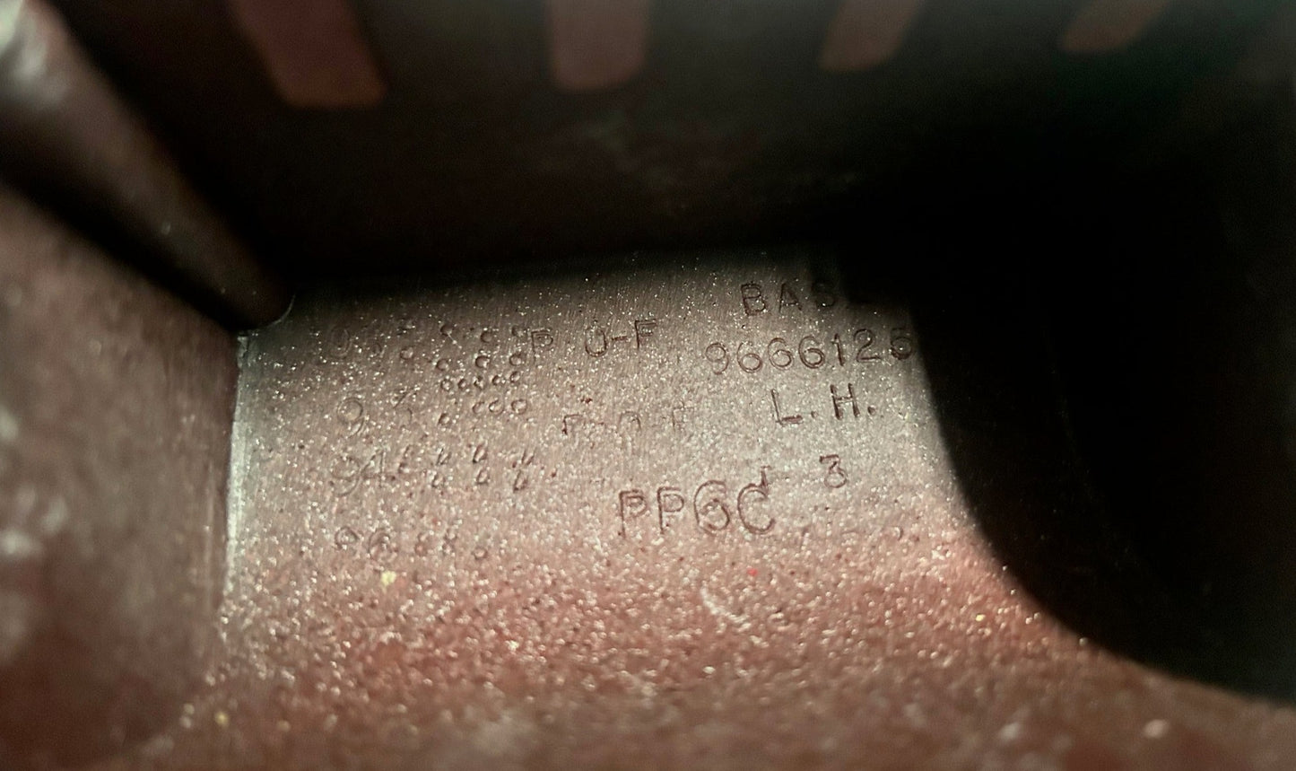 New OEM 1978-1981 Pontiac Firebird Driver's Left Door Panel Armrest Carmine Red, Part # 20076001