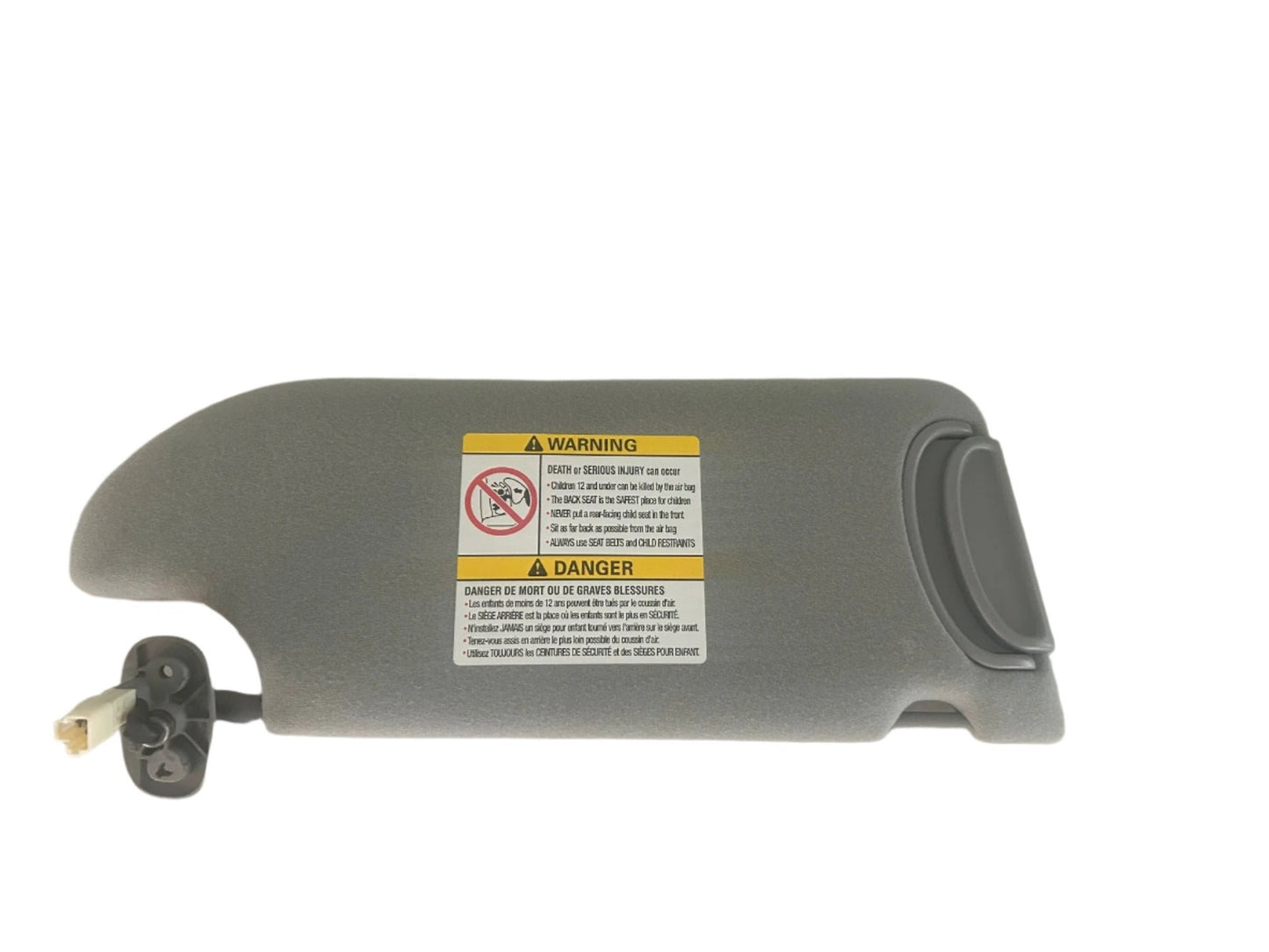New OEM Mitsubishi Pajero - Montero Front Driver Left Gray Sunvisor - Part #  MR590945HA