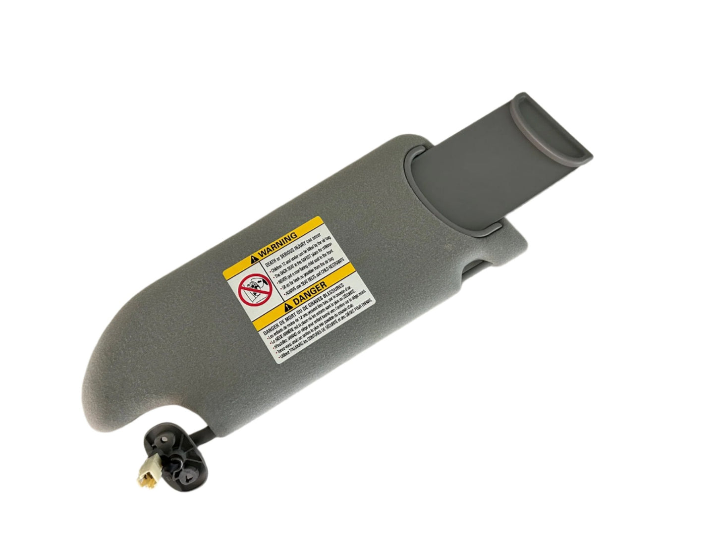 New OEM Mitsubishi Pajero - Montero Front Driver Left Gray Sunvisor - Part #  MR590945HA