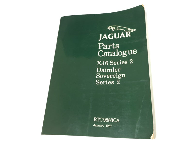 New OEM Jaguar XJ6 Daimler Sovereign (Series 2) Parts & Illustrations Manual RTC9883CA