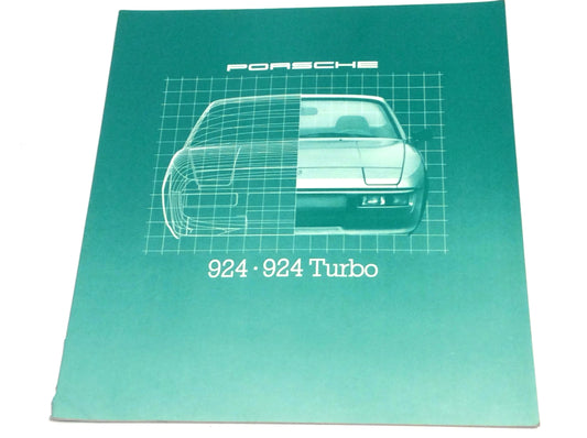 OEM 1980 Porsche 924 / 924 Turbo Technical Specifications Sales Brochure