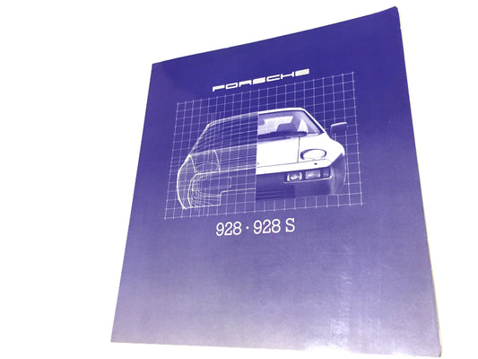 OEM 1980 Porsche 928 / 928 S Technical Specifications Sales Brochure GB Version