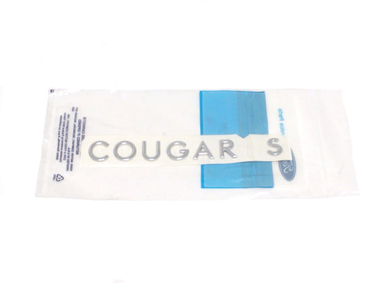 New OEM 2000 Mercury Cougar S Liftgate Faux Chromed Emblem, Part # YS8Z-16098-BA